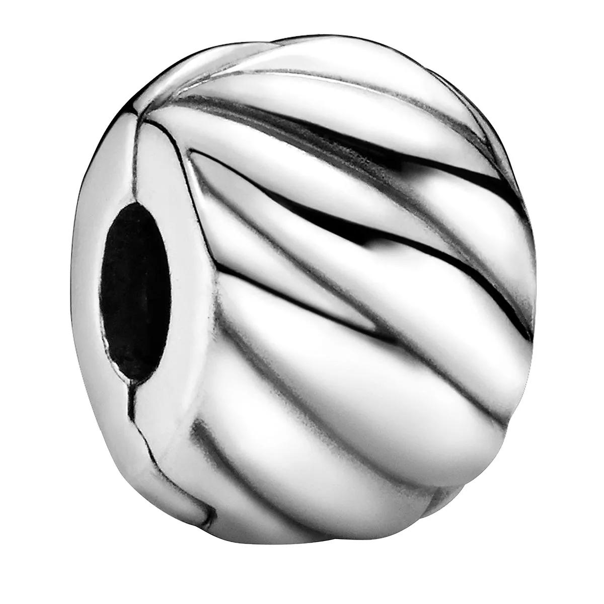 Pandora Polierter Gefiederter Clip Sterling silver Ciondolo