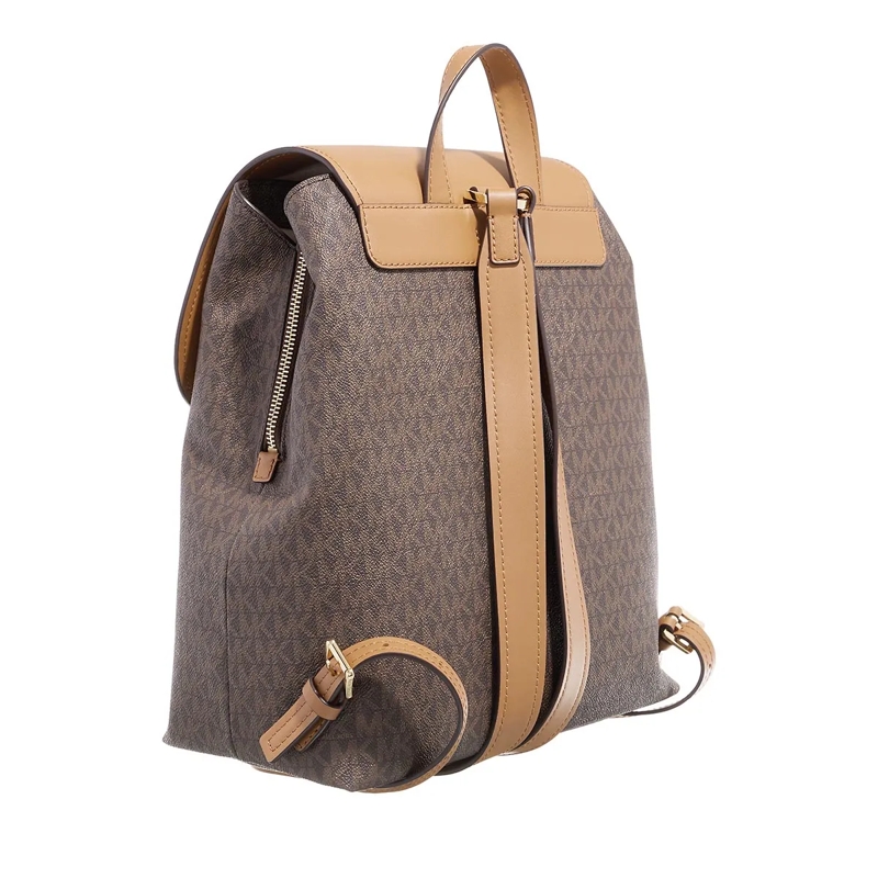MICHAEL Michael Kors Rucksack Md Flap Backpack Brn/acorn(Image 3)