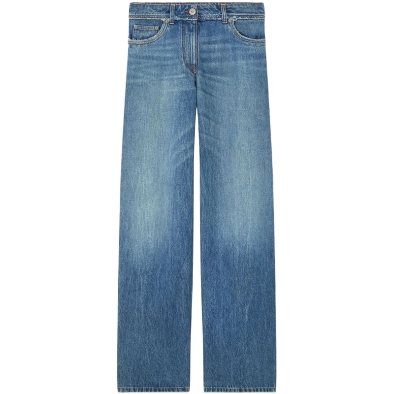 Versace Jeans à jambe droite Jeans Blue blau