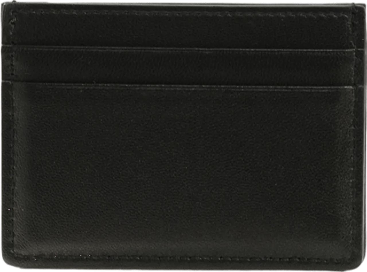 Thumbnail - Valentino Garavani Portemonnaie - Valentino Black leather Toile Iconographe card hol - Gr. unisize - in Schwarz - für Da...