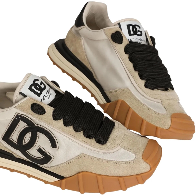 Dolce&Gabbana Low-Top-Sneaker Heren Athletic Sneaker Beige beige(Image 4)