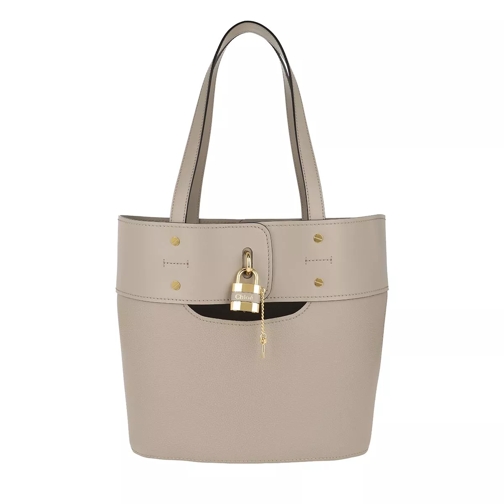 Chloé Aby Tote Bag Leather Motty Grey Tote