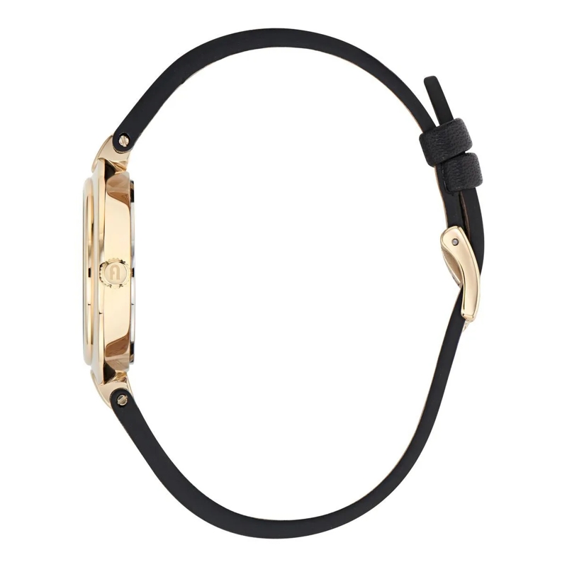 Furla Quarzuhr Quarz-Analoguhr Furla Logo Links schwarz(Image 4)