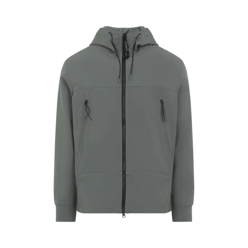 CP Company Bomberjack Contemporary Lightweight Jacket With Adjustable Ho Grey