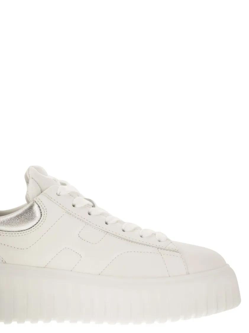 Thumbnail - Hogan Low-Top Sneaker - Sporty Nappa Leather Trainers With H Accents - Gr. 39 (EU) - in Weiß - für Damen