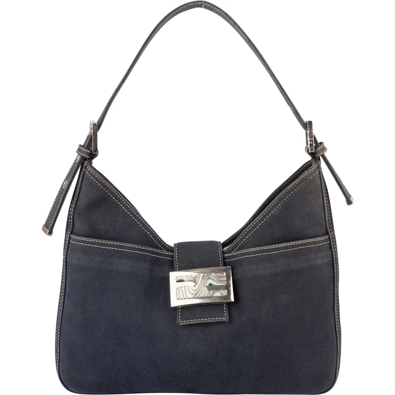 Fendi Schultertasche Fendi Limited FF Buckle Baguette Shoulder Bag mehrfarbig