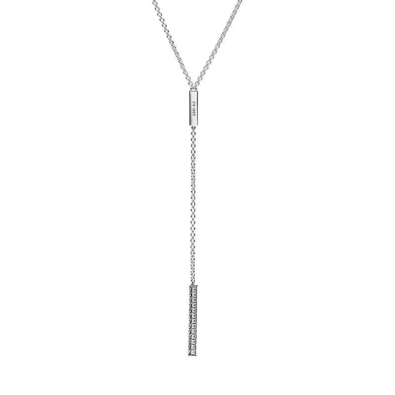 Pandora Mittellange Halskette Sterling silver necklace withcubic zirconia Clear(Image 6)