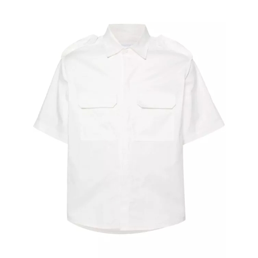 Neil Barrett White Poplin Shirt White 