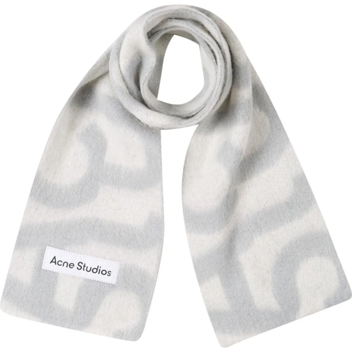 Acne Studios  Logo Motif Scarf mehrfarbig