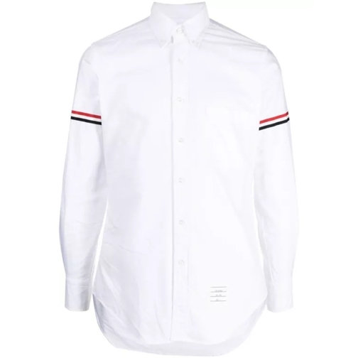 Thom Browne  Rwb Stripe Signature White Shirt White