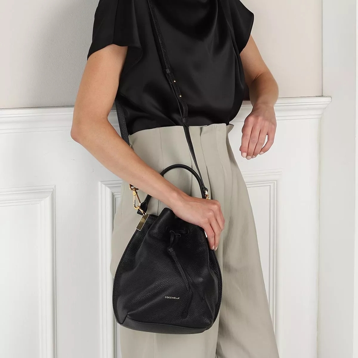 Coccinelle Estelle Noir Bucket Bag