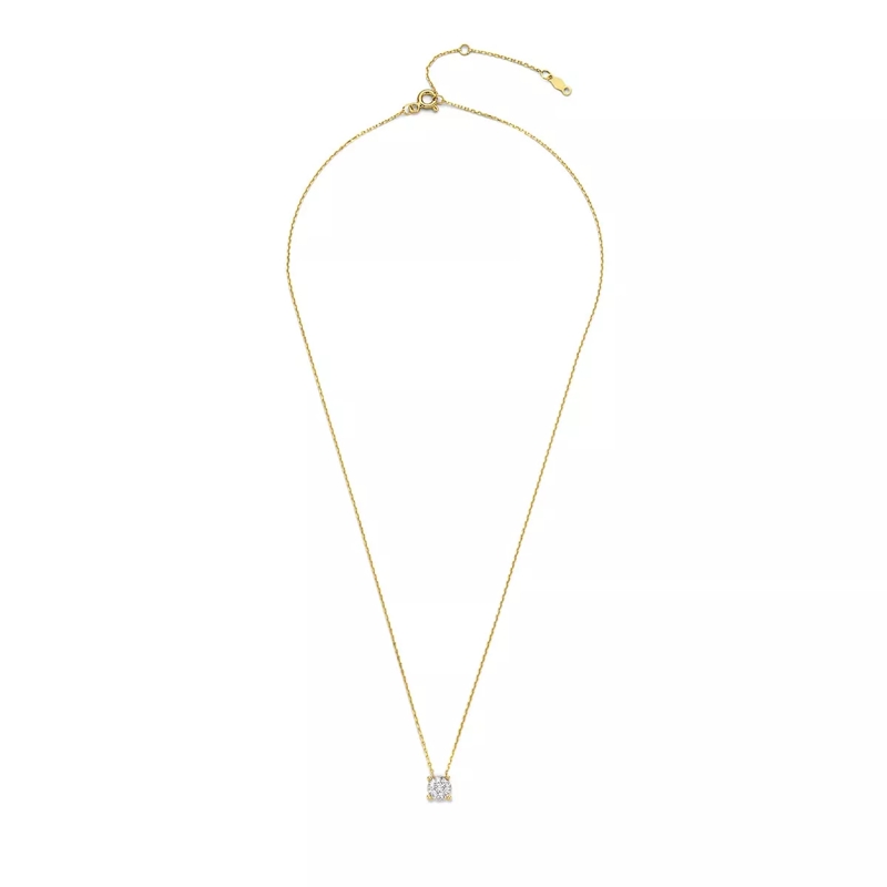 Isabel Bernard Mittellange Halskette De la Paix Hanaé 14 karat necklace | diamond 0.14  Gold