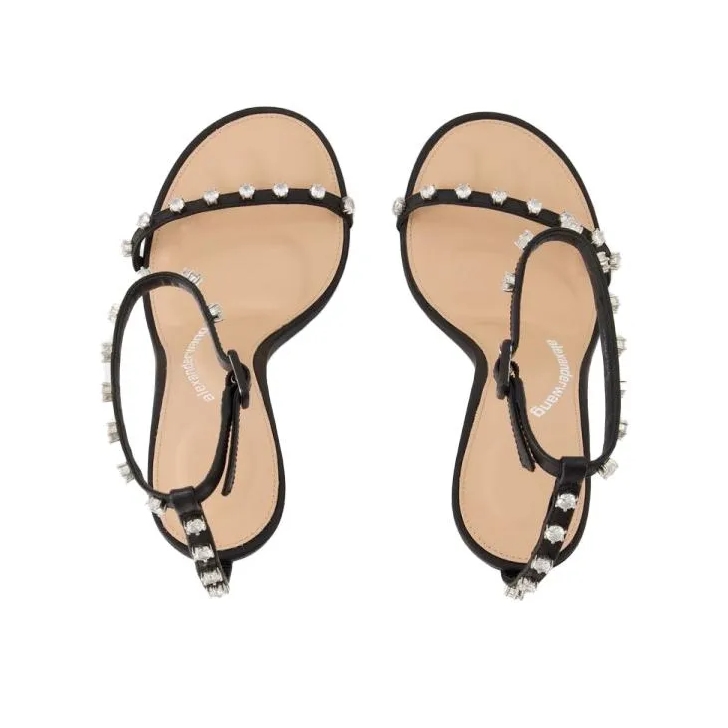 Alexander wang black sandals on sale