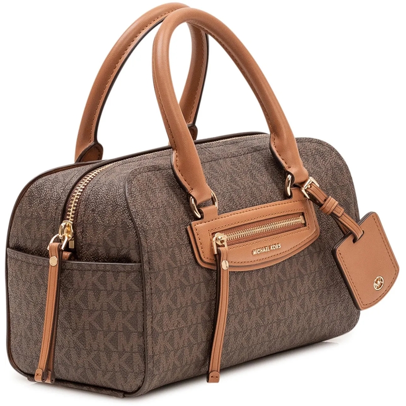 MICHAEL Michael Kors Weekender Borsa Duffle con Manici e Tracolla braun(Image 3)