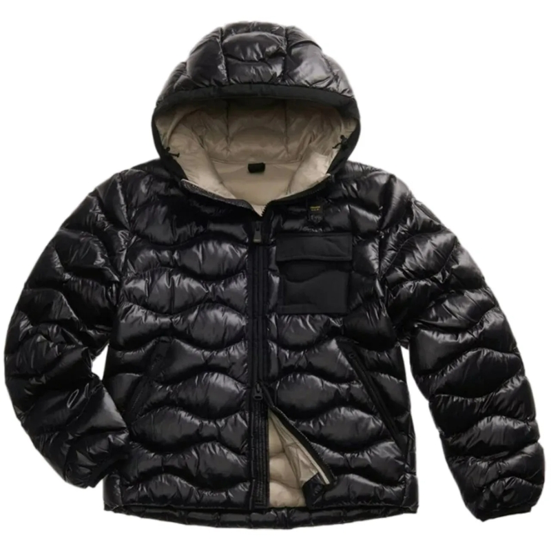 Blauer Daunenjacke Coats Black schwarz