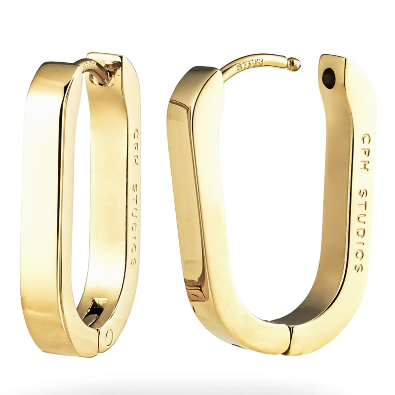 Copenhagen Ohrstecker Edelstahl Bold Set gold