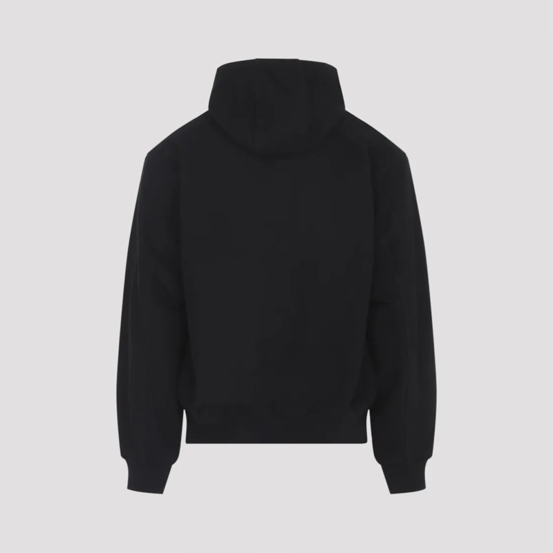 Carhartt Wip  Reversible Black And Red Casual Jacket With Zip Fr Black