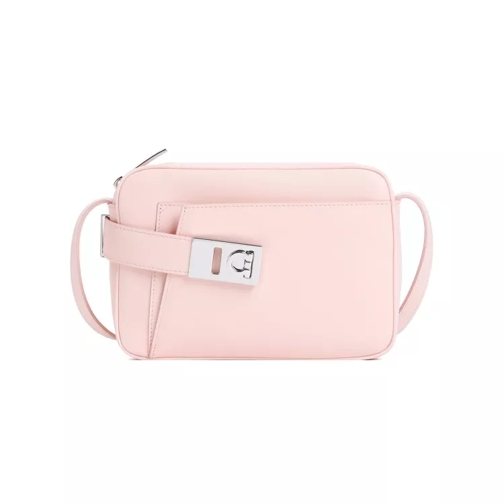 Salvatore Ferragamo Pink Calf Leather Archive Bag Pink Schultertasche