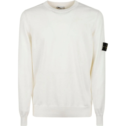 Stone Island  Sweaters White weiß