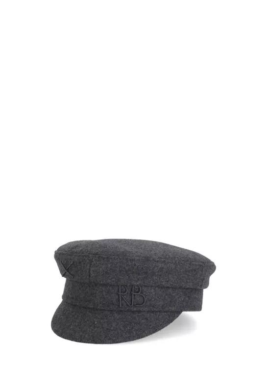 Ruslan Baginskiy Mützen - Wool Hat - Gr. M - in Grau - für Damen