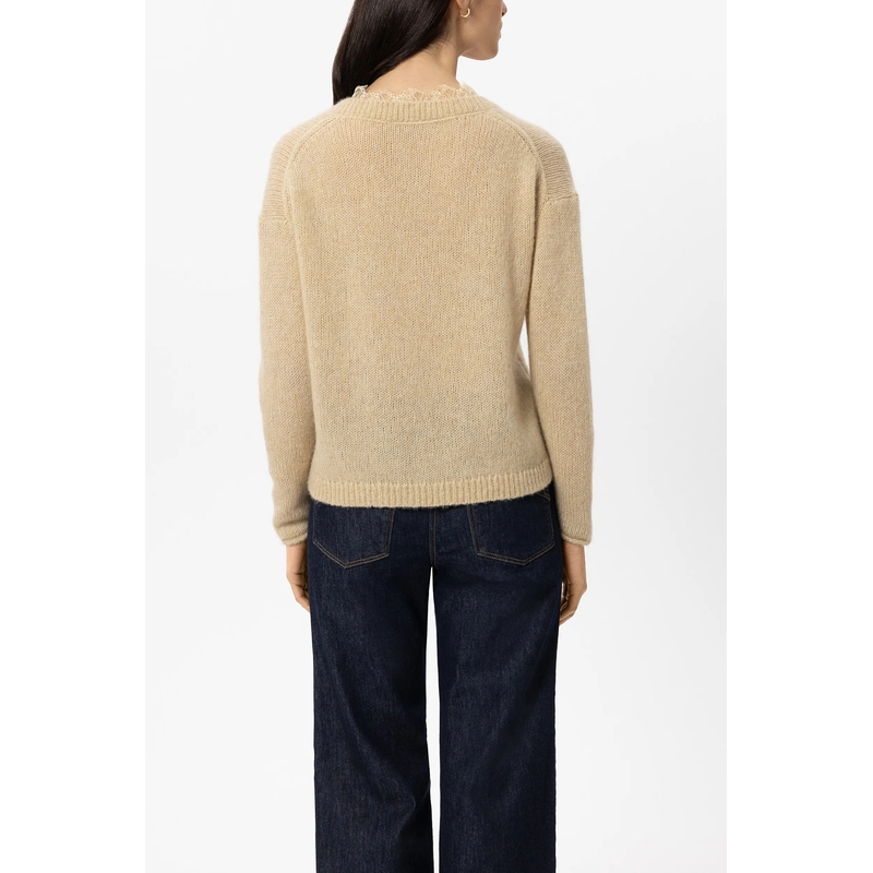 Luisa Cerano Trui V-Pullover aus Alpaka-Mix butter yellow(Image 4)