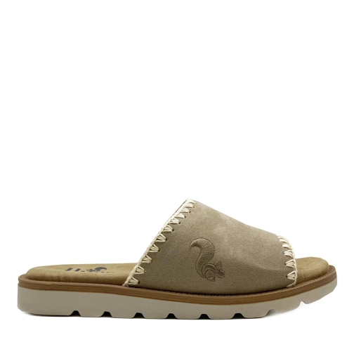 thies thies 1856 ® Rec Soft Woven Slide taupe (W/X) taupe Slip-in skor