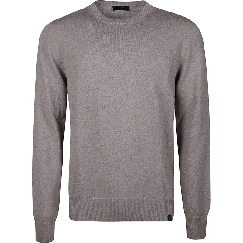 Fay  Round Neck Sweater Green grün