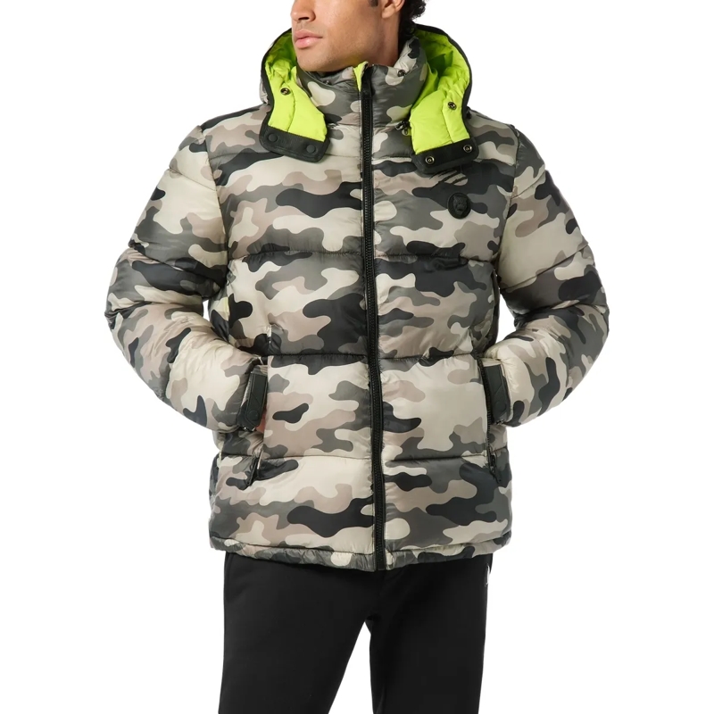 Plein Sport Lederjacke Jacke Camouflage schwarz(Image 3)