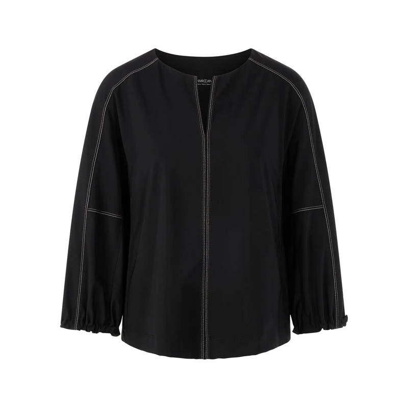 Marc Cain Top Blusenshirt Schwarz