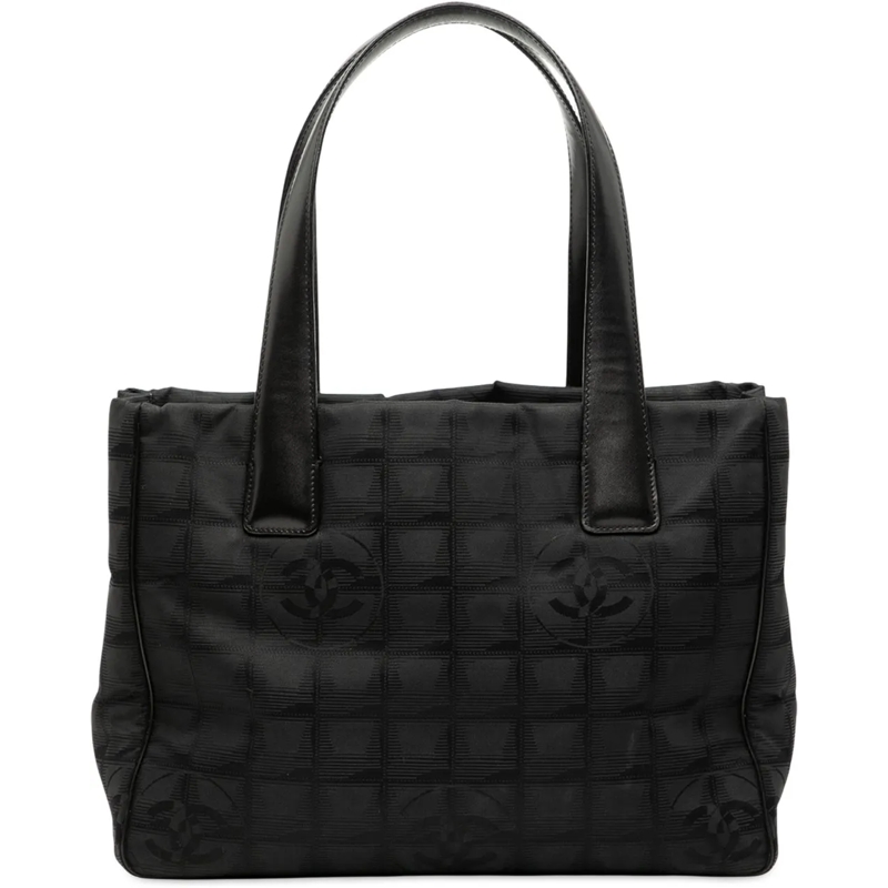 Chanel Shopper New Travel Line Nylon Tote schwarz