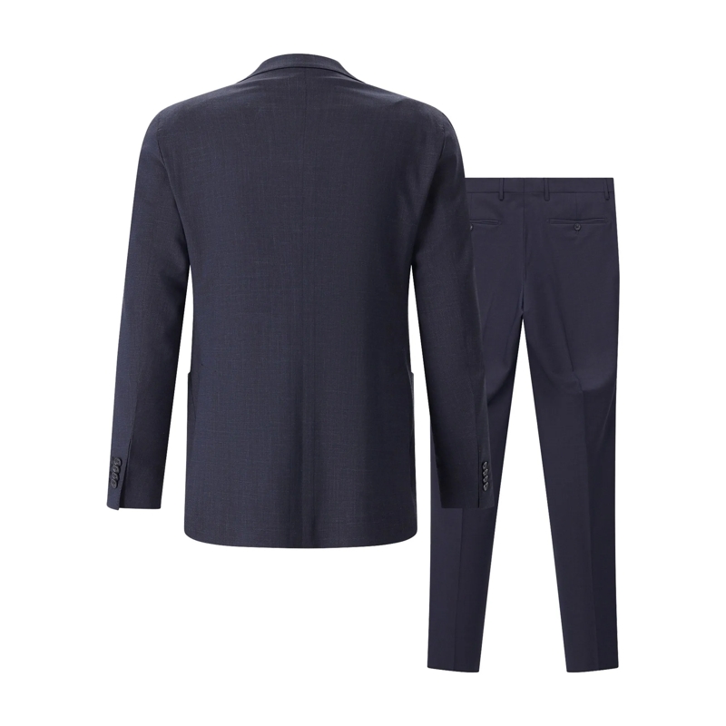 Tagliatore Combinaison de costume Zweiteiliger Anzug aus Wollmix blau(Image 3)