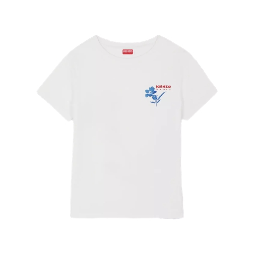 Kenzo "Kenzo Drawn Flowers" T-Shirt 02 blanc casse 02 blanc casse 