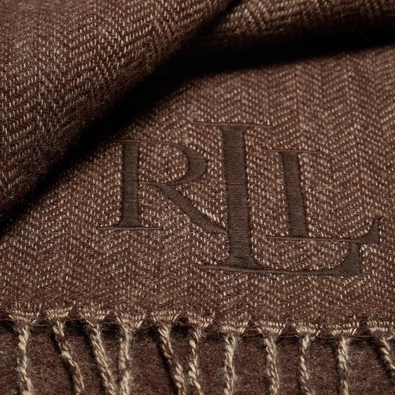 Lauren Ralph Lauren Wollschal Rvrsbl Scarf Circuit Brown(Image 5)