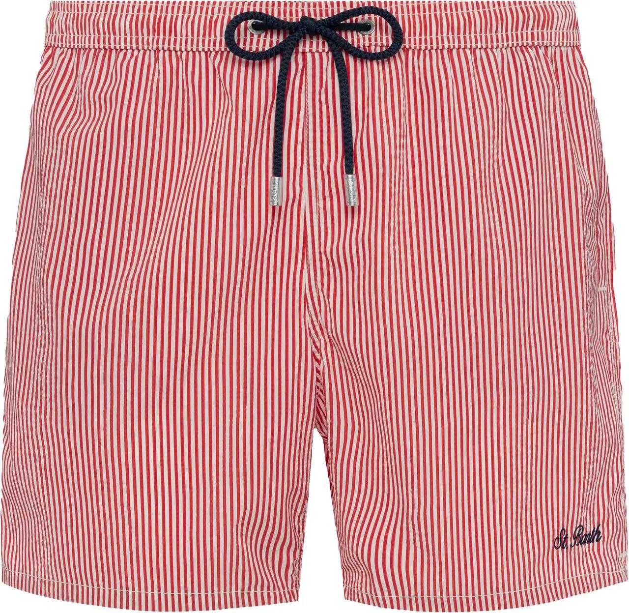 Thumbnail - Mc2 Saint Barth - Patmos Swim Short - Größe S - rot