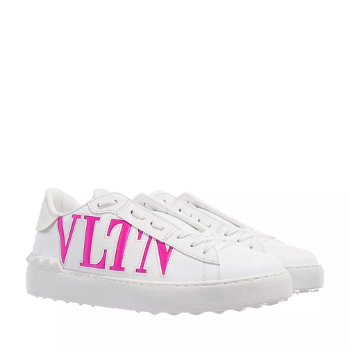 Valentino Garavani Sneaker Vitello Technic White Pink Low-Top Sneaker
