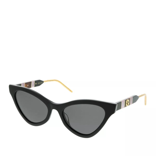 Gucci GG0597S 55  Black/Grey Sonnenbrille