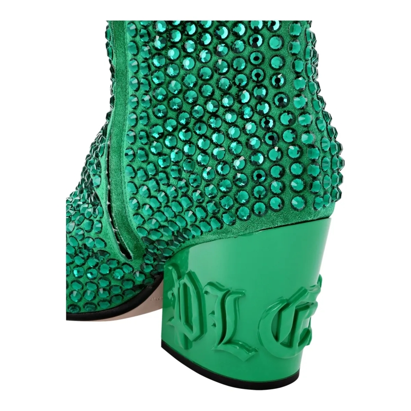Philipp Plein Stiefel Stiefel Mit Schmucksteinen grün(Image 3)