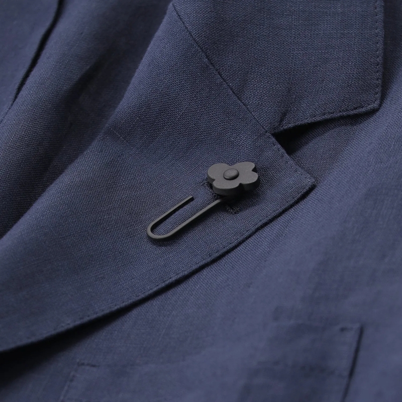 Lardini Blazer Blazer aus Leinen blau(Image 4)