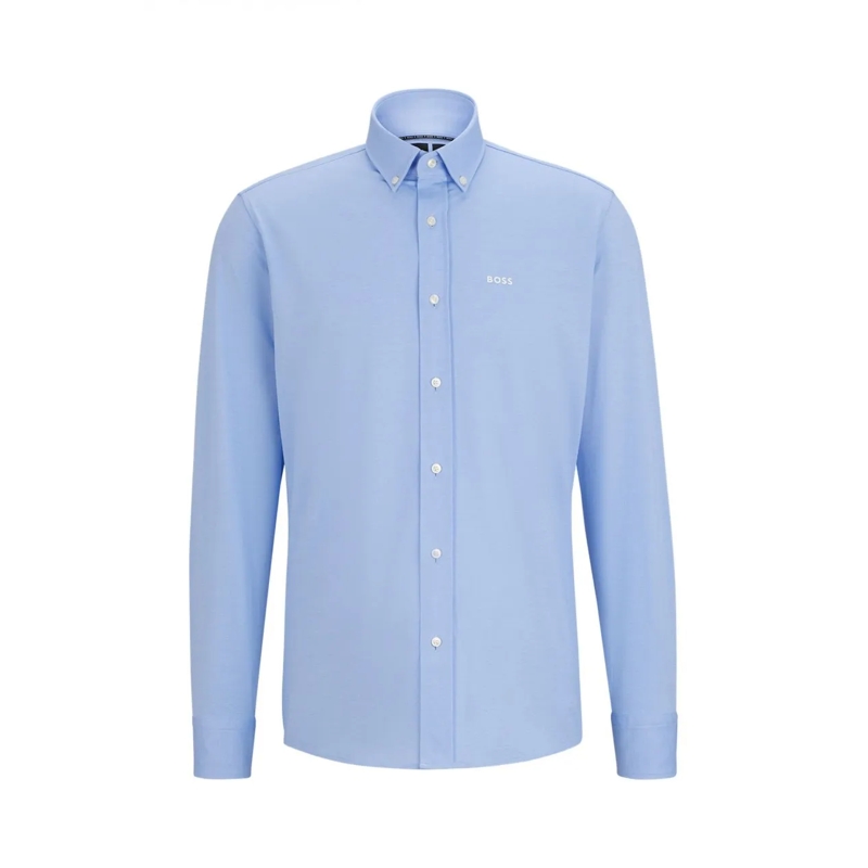 Boss Haut décontracté Shirts Light Pastel Blue blau