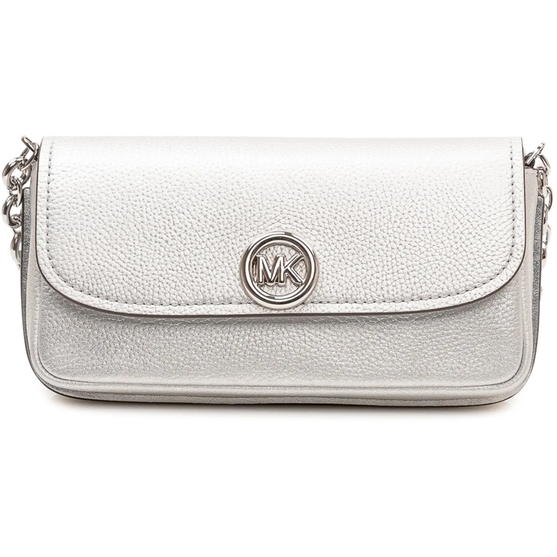 MICHAEL Michael Kors Sac à bandoulière Borsa a Spalla con Patta e Catena weiß