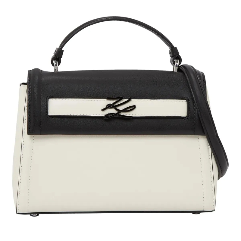 Karl Lagerfeld Satchel K/AUTOGRAPH COLOR-BLOCK Tasche schwarz