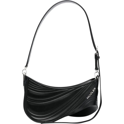 Mugler Schoudertas Bags Black schwarz