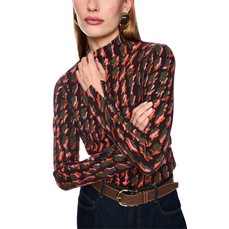 Marc Cain Longsleeve T-Shirt tigerlily(Image 4)