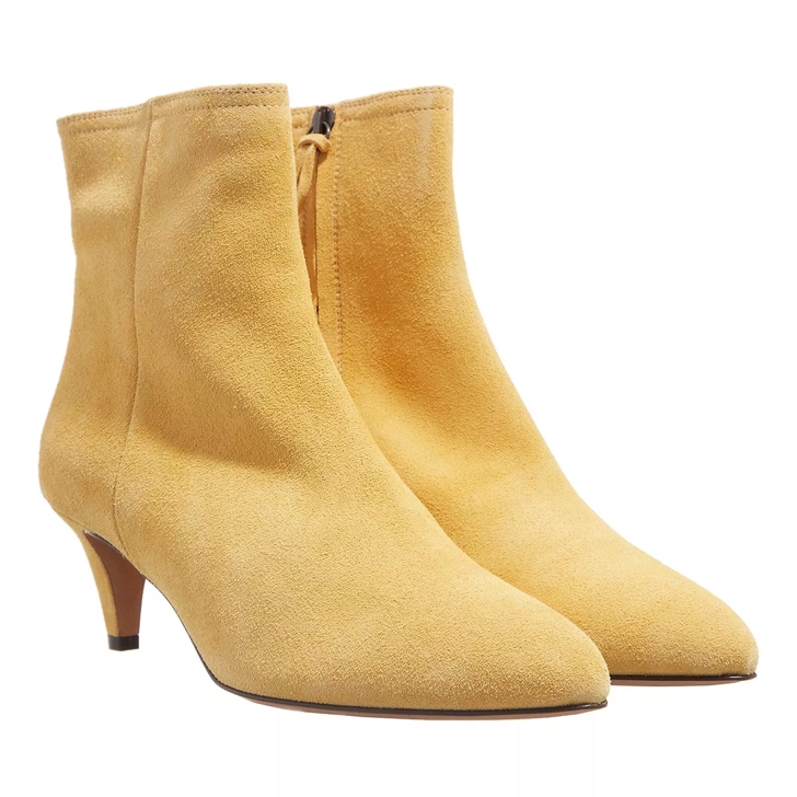 Mustard suede best sale ankle boots