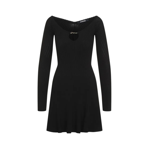 Jacquemus La Mini Robe Pralu Mini Dress Black Mini robes