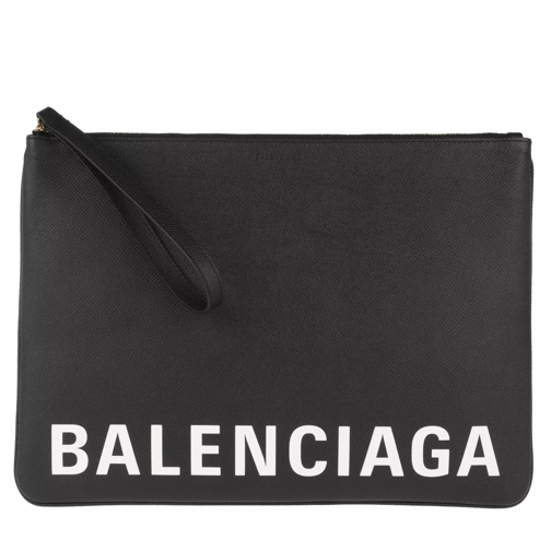 Balenciaga Ville Clutch Bag Large Black Clutch