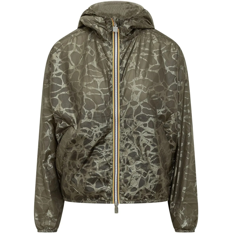 K-Way Übergangsjacke Giacca Laurette Super Light con Stampa grün