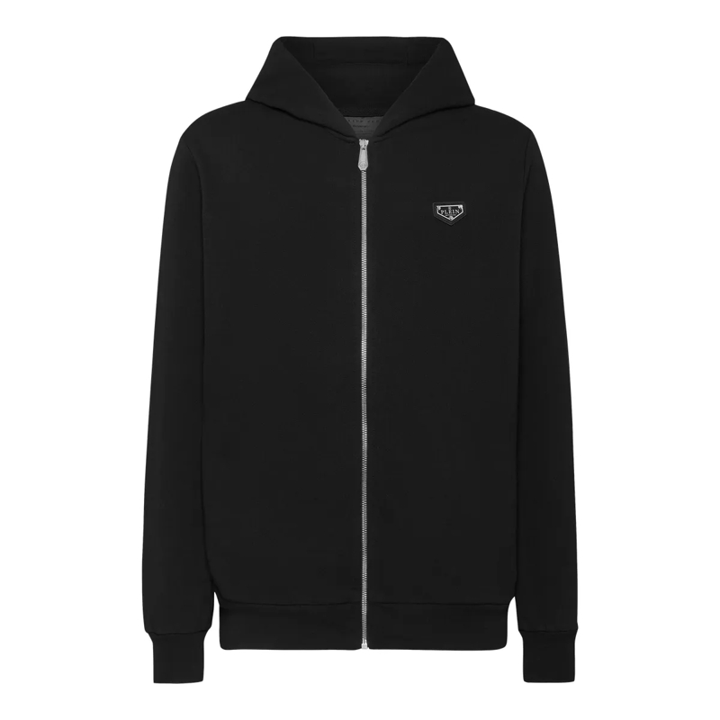 Philipp Plein Top Sweatjacke Mit Kapuze Iconic Plein schwarz