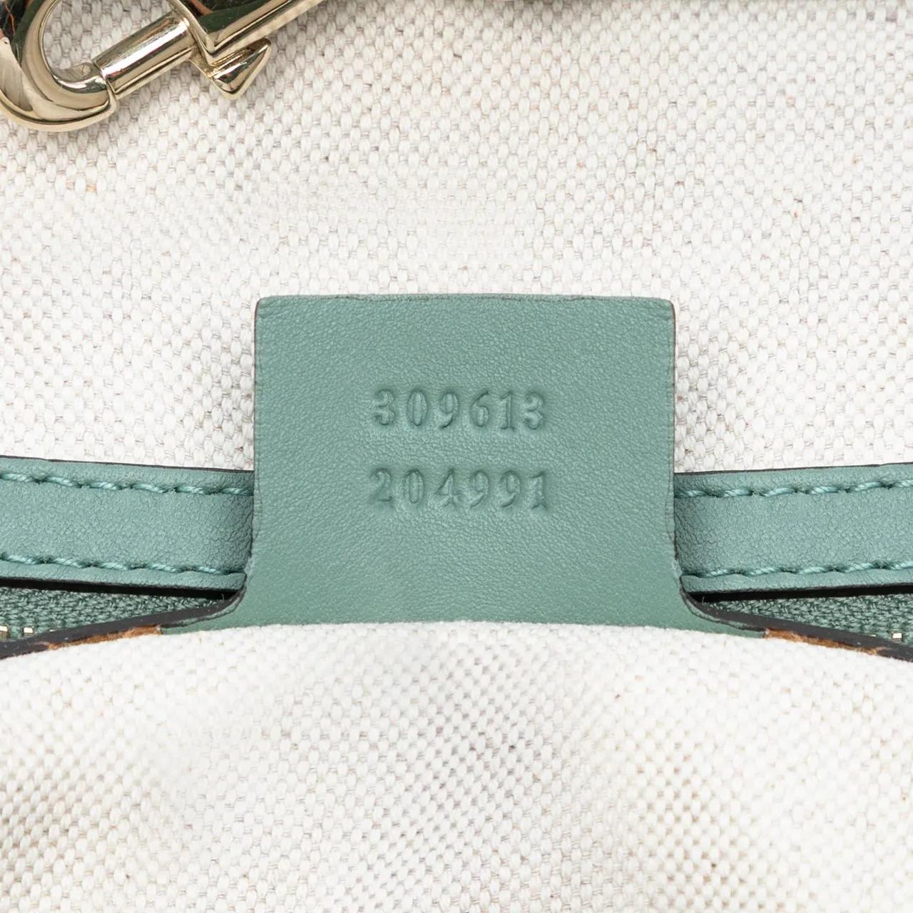 Thumbnail - Gucci Shopper - Microguccissima Patent Nice Tote - Gr. unisize - in Grün - für Damen