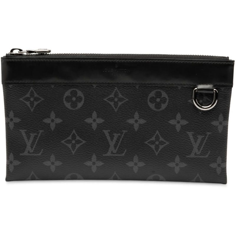 Louis Vuitton Clutch Monogram Taigarama Pochette Discovery PM schwarz